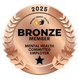 mental health committed member logo bronze 2025